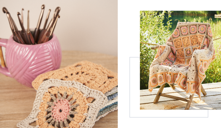 Summer crochet Be Inspired Block